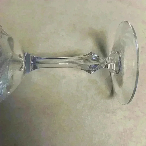 Duncan And Miller Crystal Champagne Coupe Etched “Charmaine Rose”…Vintage 1953 - Picture 6 of 9